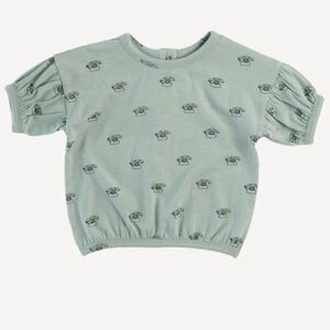 NWT! Kate Quinn Telephone Short Sleeve Balloon Tee, Size 3-6M